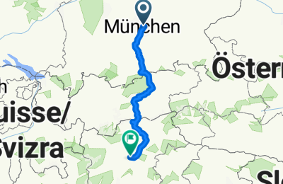 Route in der Bikemap App öffnen