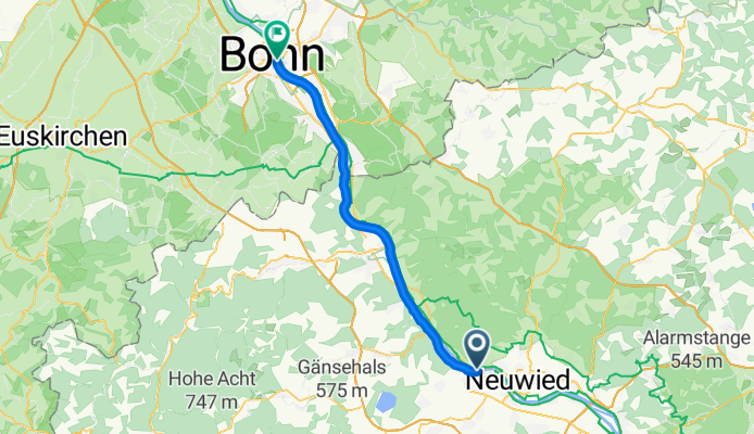 M-K Tag 6 Andernach-Bonn, 43 km