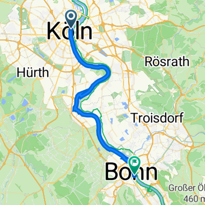K-M: Tag 2 Köln-Bonn, 37 km