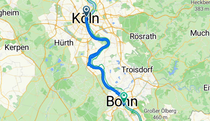K-M: Tag 2 Köln-Bonn, 37 km