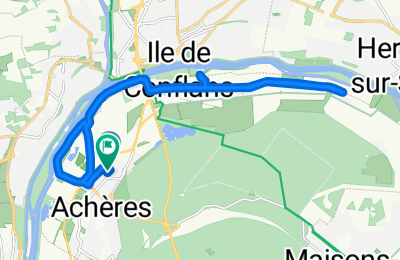Route in der Bikemap App öffnen