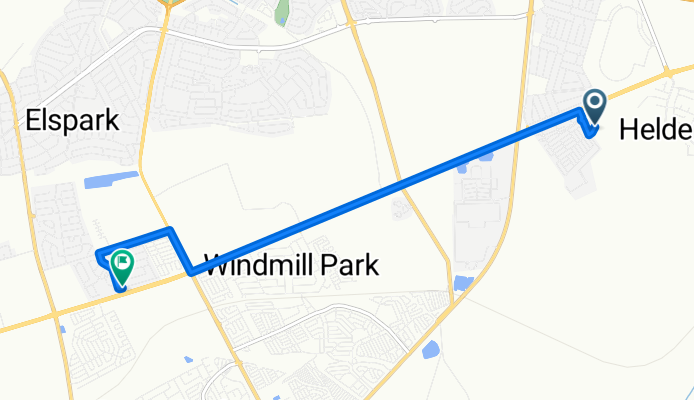 18 Maruarua Street, Boksburg to 5 Delmas Avenue, Boksburg