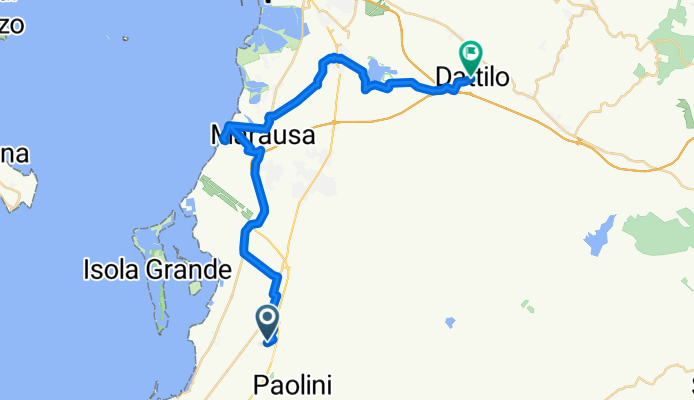 Da Contrada Ragalia 94/B, Santi Filippo e Giacomo a Via Garibaldi in Dattilo 1–13, Dattilo