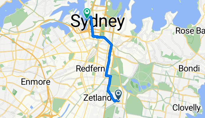 32 Duke Street, Kensington to Lime Street, Sydney