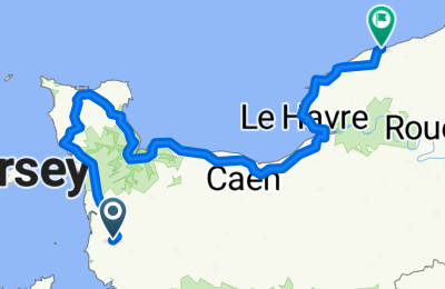 Route in der Bikemap App öffnen