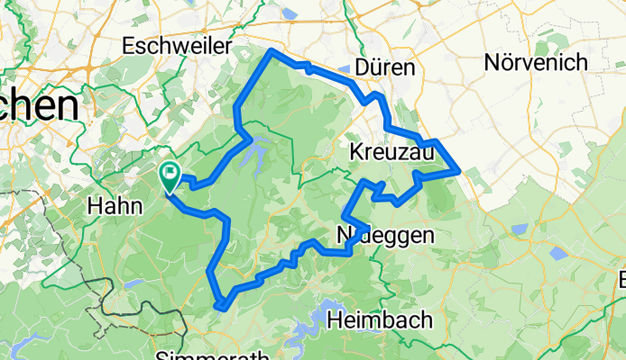 Zweifall-Kalltalsperre-Zerkall-Drover Heide-Wehebachtalsperre-Zweifall