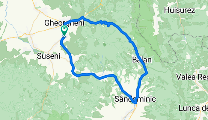 Valea Stramba- Izvorul Muresului- Balan- Valea Stramba