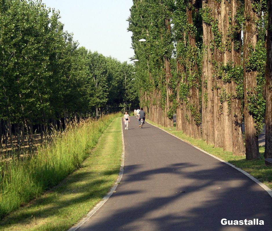 River Po cycle route (Emilia Romagna region west) Ciclovia del Po Emilia Ovest