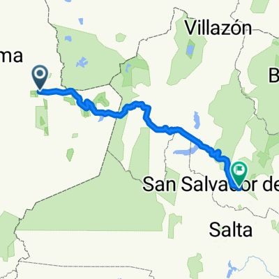 San Pedro de Atacama - Jujuy (unos 500 kms)