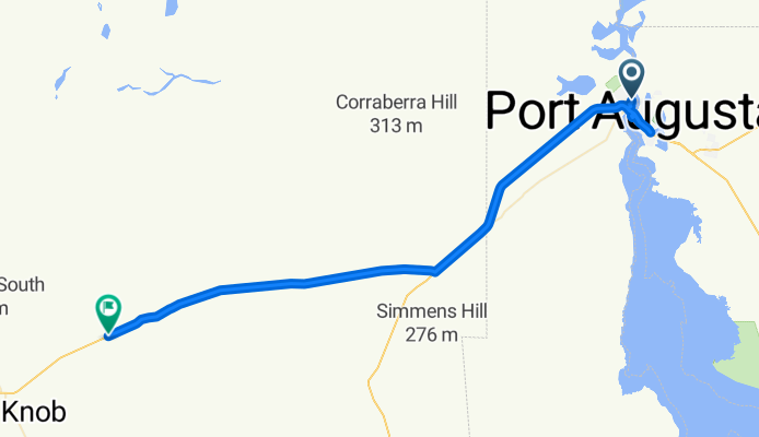 Sydney-Perth No.16 (Port Augusta-ca.12km vor Iron Knoob)