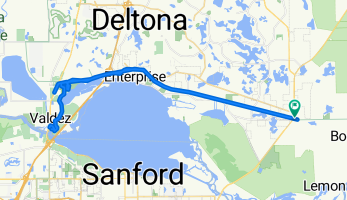 120 Railroad Ave, Osteen to 165 New Smyrna Blvd, Osteen