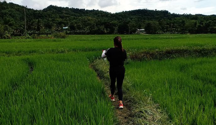 Photo 2 of the Bikemap route "Mina - Pototan Road - Dingle"