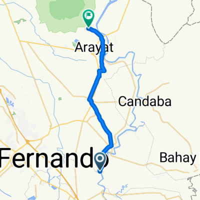 Pampanga River Control Road, San Luis to Arayat