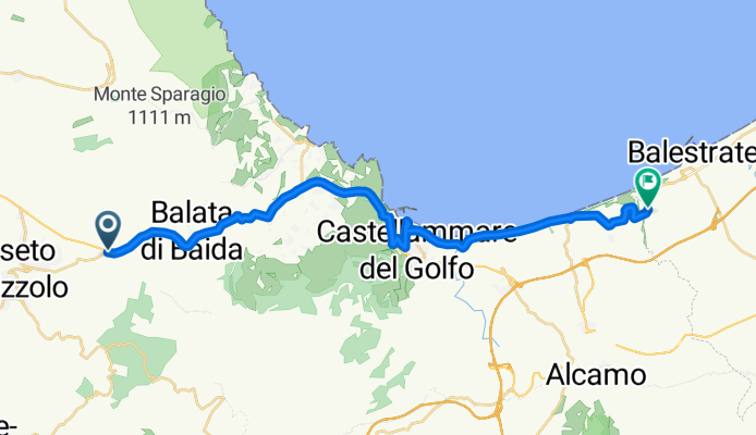 SP52, Castellammare del Golfo to SS187, Partinico