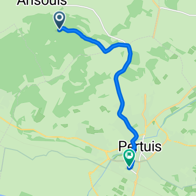 De Chemin d'Ansouis aux Gavèdes, Ansouis à 39 Chemin des Moulins, Pertuis