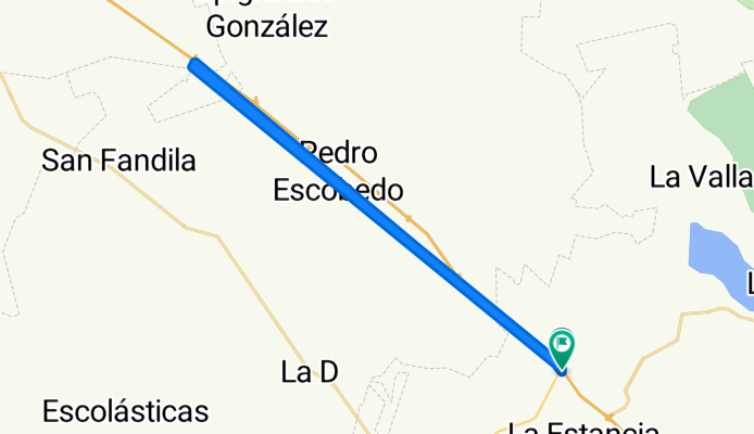 De Paseo del Abanico, Arcila a Pedro Escobedo-San Juan del Río, La Estancia