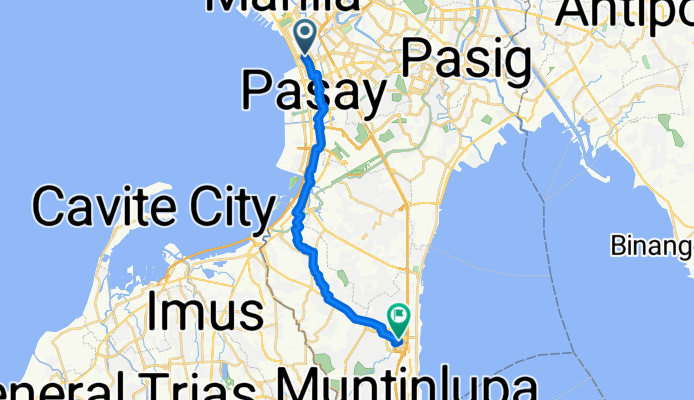 M. Adriatico Street 2312, Manila to Commerce Avenue Festival Supermall, Muntinlupa