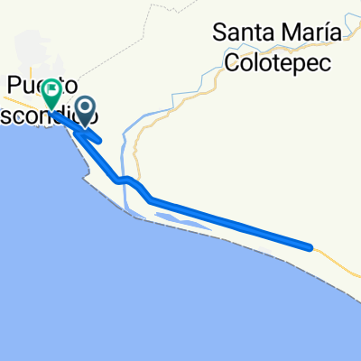 De Francisco Márquez 4, Lazaro Cardenas a Segunda Oriente 401, Puerto Escondido