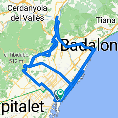 De Calle de Pizarro, 8, Barcelona a Paseo Marítimo de la Barceloneta, 15, Barcelona