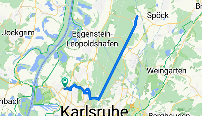 Ferdinand-Keller-Straße 25, Karlsruhe nach Ferdinand-Keller-Straße 25, Karlsruhe