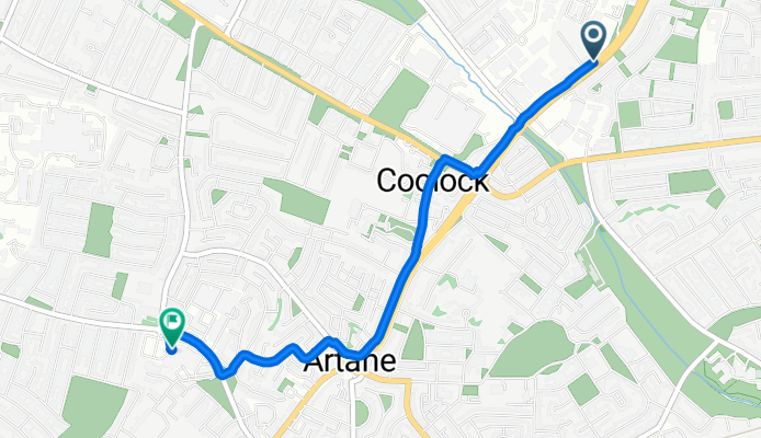 Newtown Cottages, 21 Malahide Road, Dublin 17 to Artane Castle Shopping Centre, Kilmore Road, Dublin 5