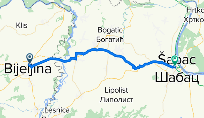 0037 Bijeljina - Sabac (Шабац)