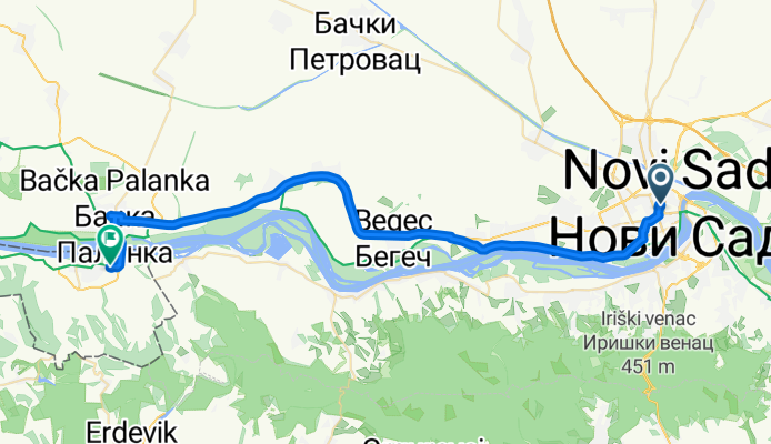 41 Novi Sad - Ilok / Backa Palanka
