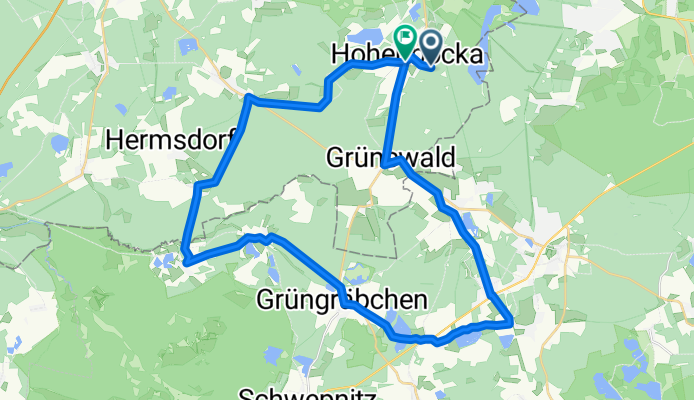 40 km Durch die Bucksche Schweiz Hohenbocka