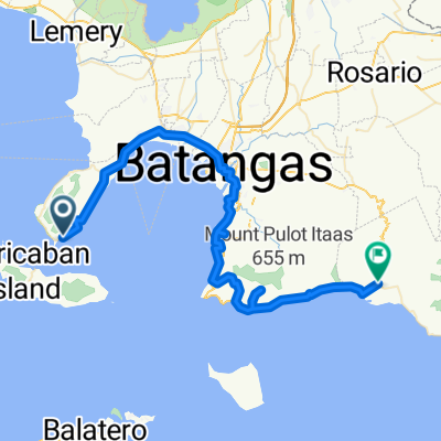 National Road, Mabini to Malvar Street, Lobo