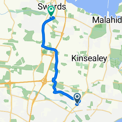 Coolock Retail Park, Malahide Road, Dublin 17 to The Pavilions, Malahide Road, Swords