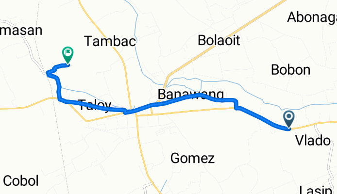 Villasis - Malasiqui Road to Unnamed Road, Malasiqui