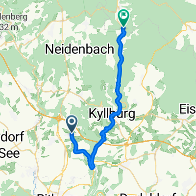 Route von Auf Klingelter 3, Fließem