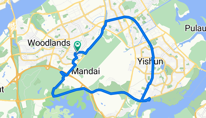 Cycling - Lower Seletar Reservoir Park