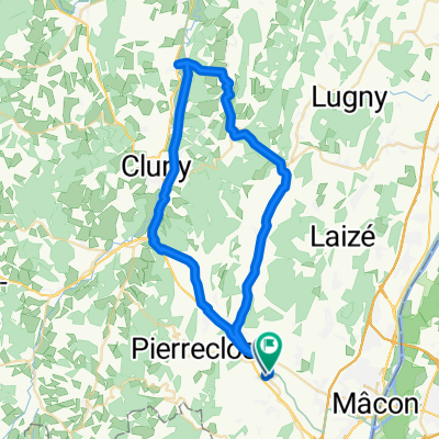 De Rue des Preauds 19, Prissé à Rue Pierre Balvay 250, Prissé