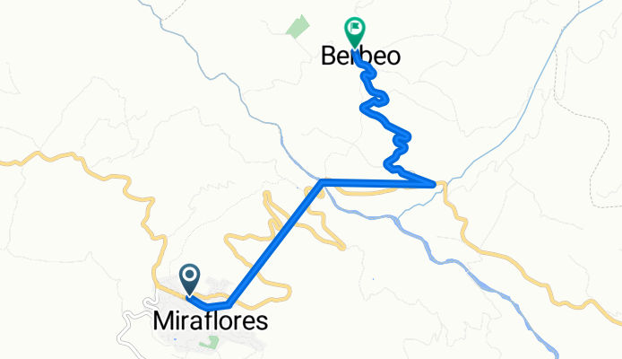 De Miraflores-Paez 6-27 a Calle 6 # 2-52, Berbeo