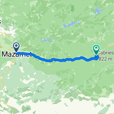 De Avenue Charles Sabatié 6, Mazamet à Grand Rue 58, Saint-Pons-de-Thomières