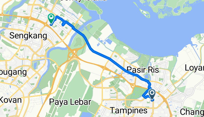 Tampines to Punggol