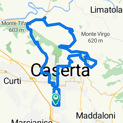 Da Viale Italia 59, San Nicola la Strada a Viale Italia 50, San Nicola la Strada