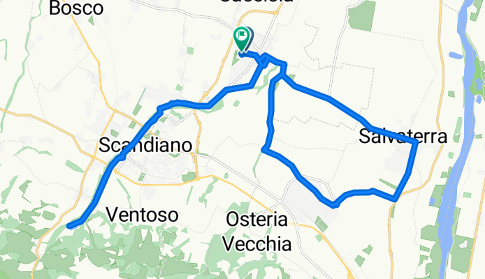 Da Via Fossoli 4, Arceto a Via Roberto Ruffilli 2, Arceto