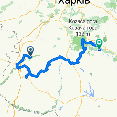 От Unnamed Road, Калинівка до кафе "Место встречи", Донець