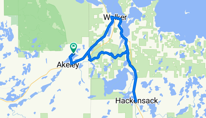 Akeley-Hackensack-Walker Triangle