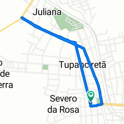 De Rua Carlos Mariense de Abreu, 506–636, Tupanciretã a Rua Carlos Mariense de Abreu, 506–636, Tupanciretã