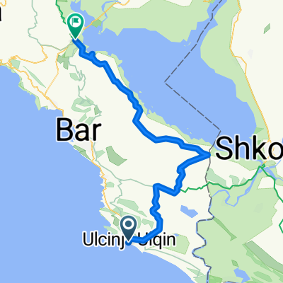 Montenegro Ulcinj to Virpazar