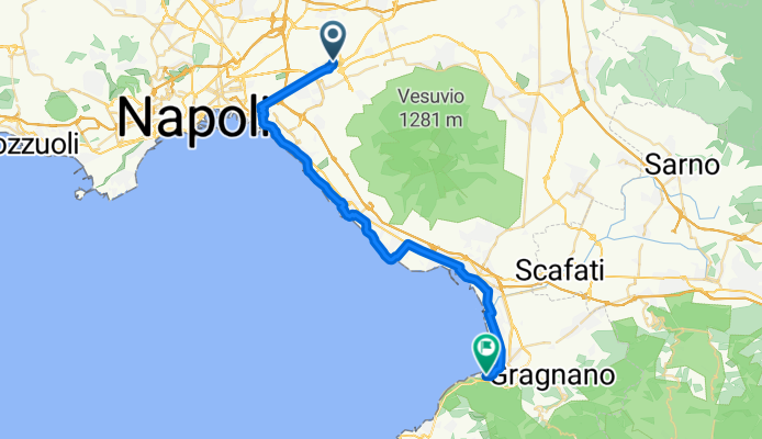 Da Via Arturo Toscanini 10, Cercola a Via Caio Duilio 33, Castellammare di Stabia