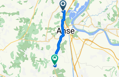 Route in der Bikemap App öffnen