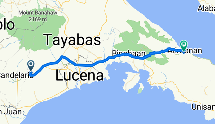 Palmas Verdes - Concepcion Banahaw Road, Candelaria to Jose Rizal Street, Atimonan