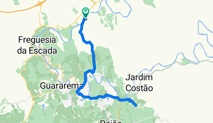 bar do Ney + pedra montada + cachoeira putim