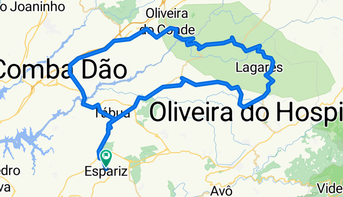 De Rua da Casa do Povo 154, Espariz a Rua da Casa do Povo 154, Espariz