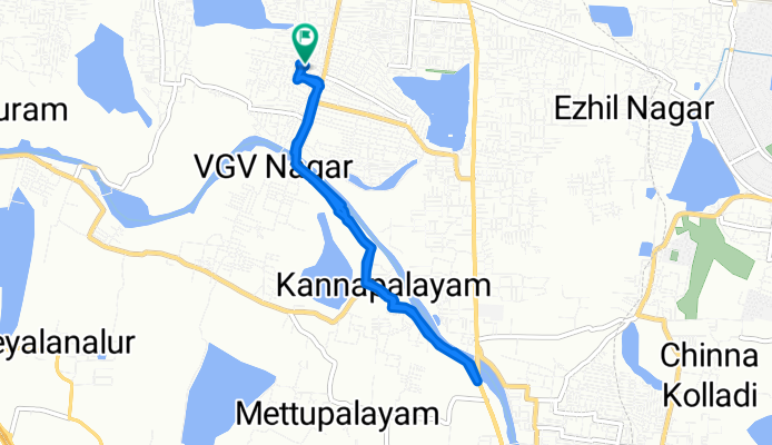 Route to Avadi