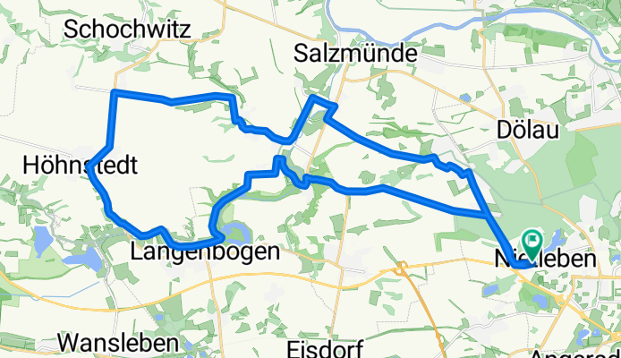 Halle-Nietl. - Höhnstedt und zurück